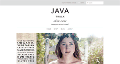 Desktop Screenshot of javaskincare.com